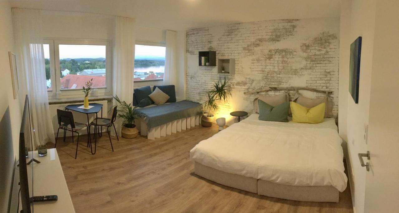 Liebevoll renoviertes Apartment mit Panoramablick Friedrichshafen Buitenkant foto