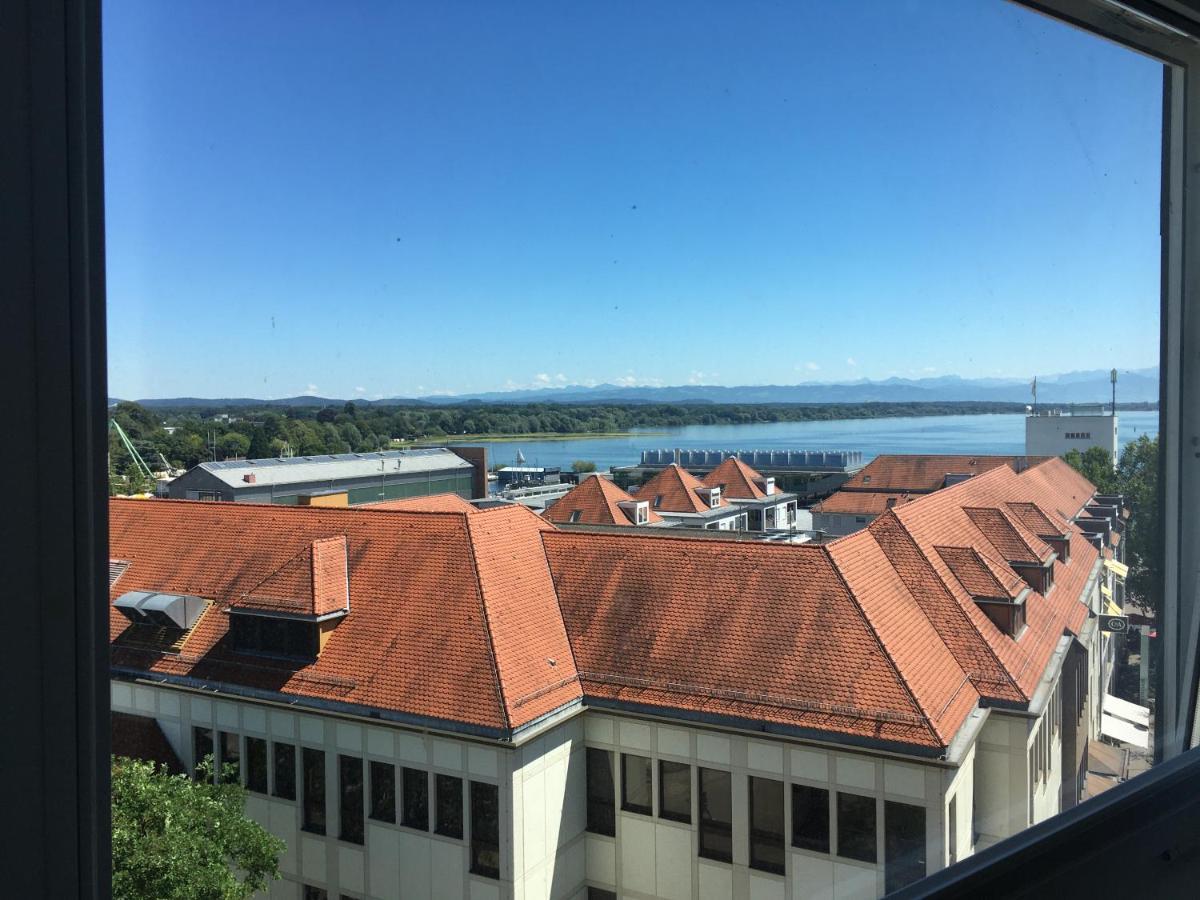 Liebevoll renoviertes Apartment mit Panoramablick Friedrichshafen Buitenkant foto