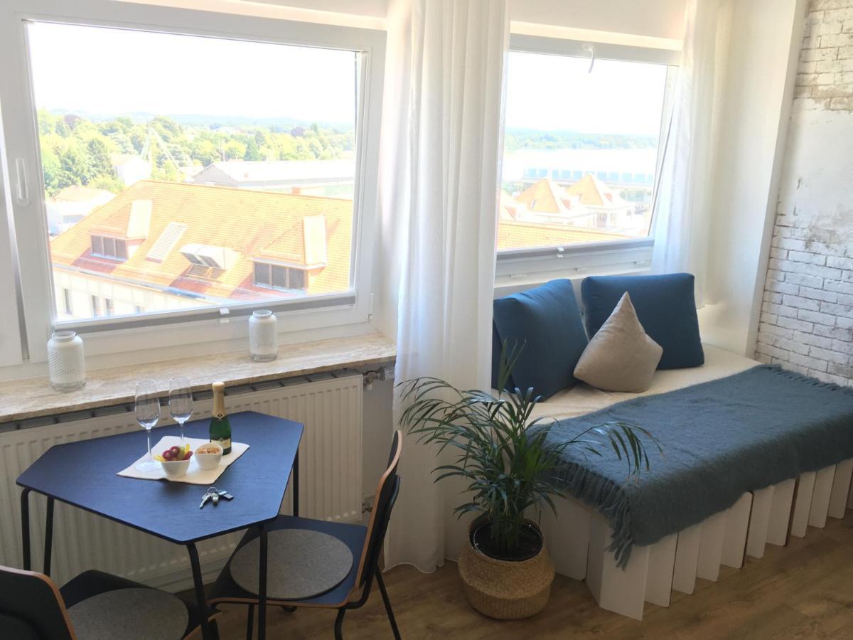 Liebevoll renoviertes Apartment mit Panoramablick Friedrichshafen Buitenkant foto