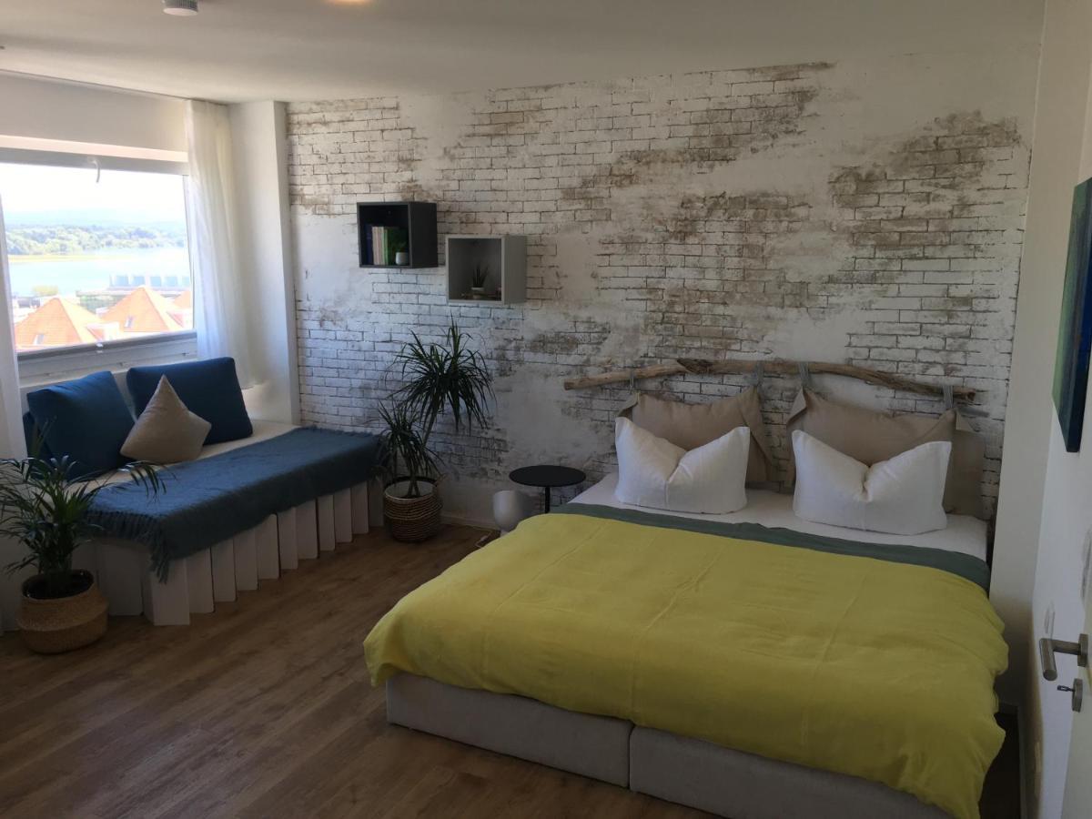Liebevoll renoviertes Apartment mit Panoramablick Friedrichshafen Buitenkant foto